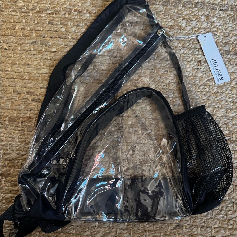 HULISEN Clear Sling Backpack – Stadium Approved NWT